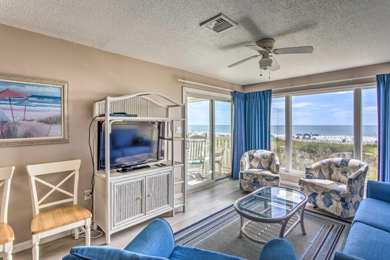 Sunny Windy Hill Beachfront Condo With Private Patio Myrtle Beach Eksteriør bilde