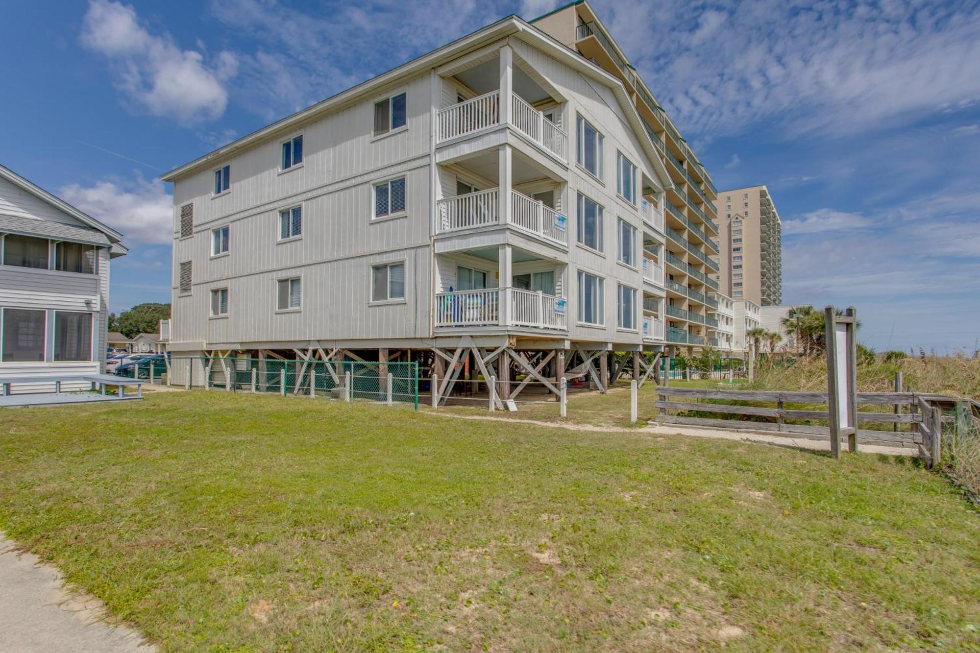 Sunny Windy Hill Beachfront Condo With Private Patio Myrtle Beach Eksteriør bilde