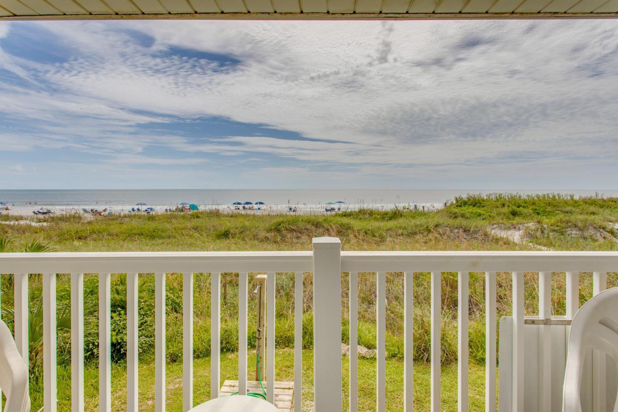 Sunny Windy Hill Beachfront Condo With Private Patio Myrtle Beach Eksteriør bilde